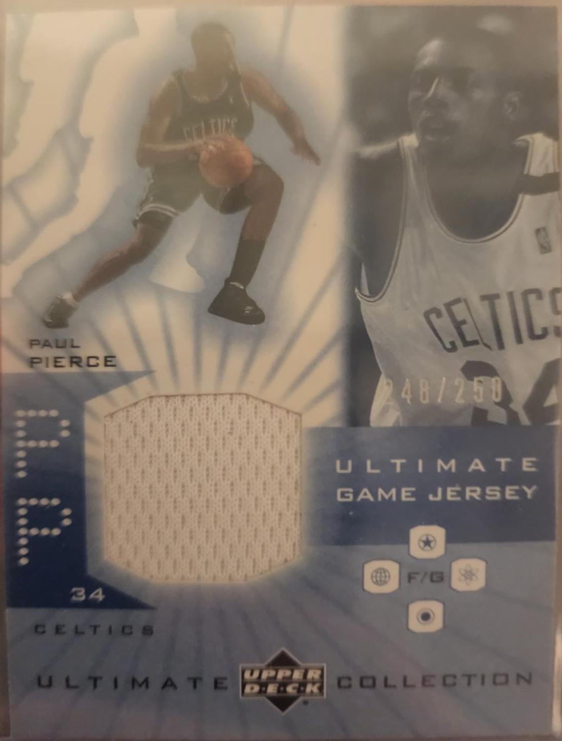 Paul Pierce #PP Basketball Cards 2002 Upper Deck Authentics Awesome Authentics Jersey