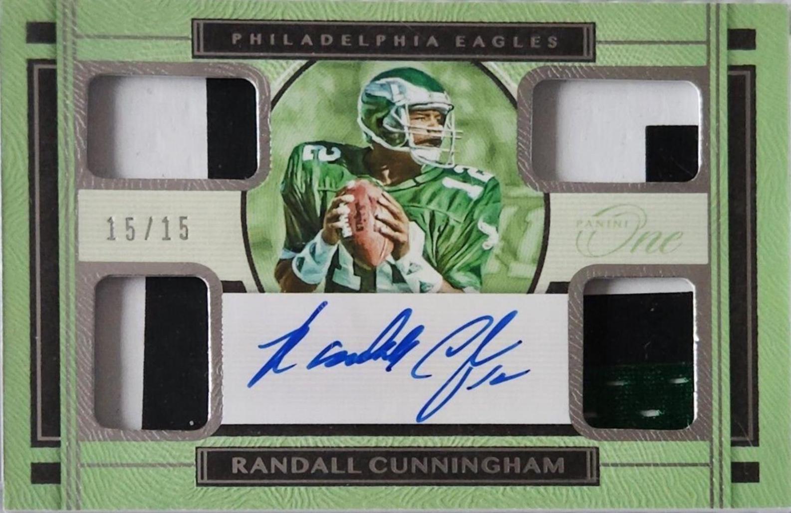 Randall Cunningham [Quad Patch Autograph] #55