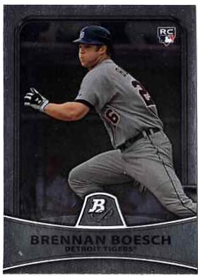 Brennan Boesch #50 Baseball Cards 2010 Bowman Platinum