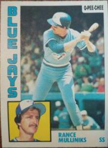 Rance Mulliniks #19 Baseball Cards 1984 O Pee Chee