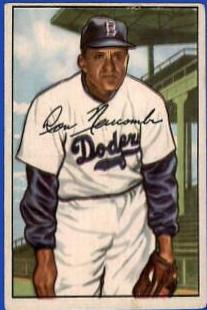 Don Newcombe #128 Baseball Cards 1952 Bowman