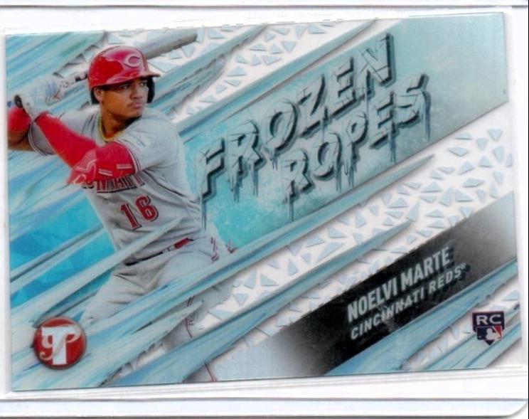 Noelvi Marte #FR-17 Baseball Cards 2024 Topps Pristine Frozen Ropes