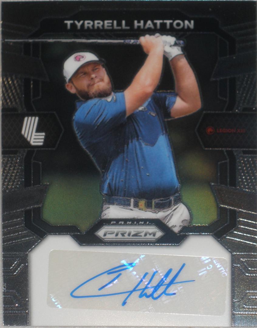 Tyrrell Hatton #8 Golf Cards 2024 Panini Prizm LIV Signature