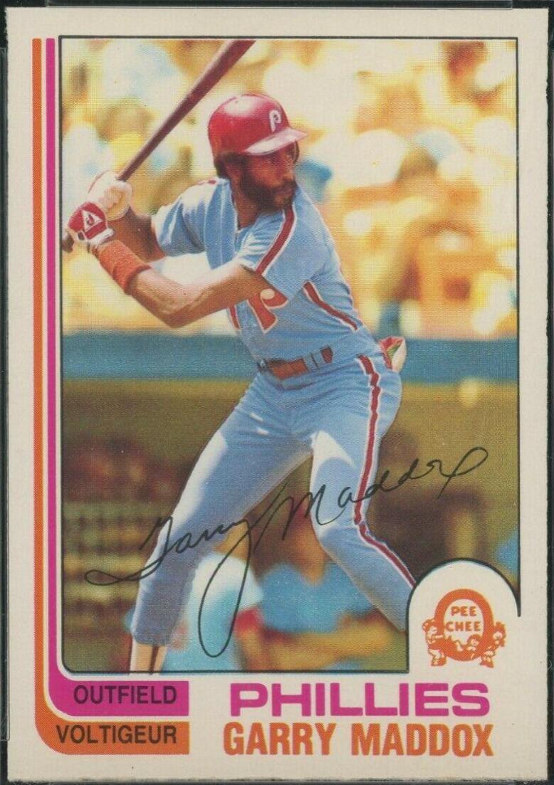 Garry Maddox #20 Baseball Cards 1982 O Pee Chee