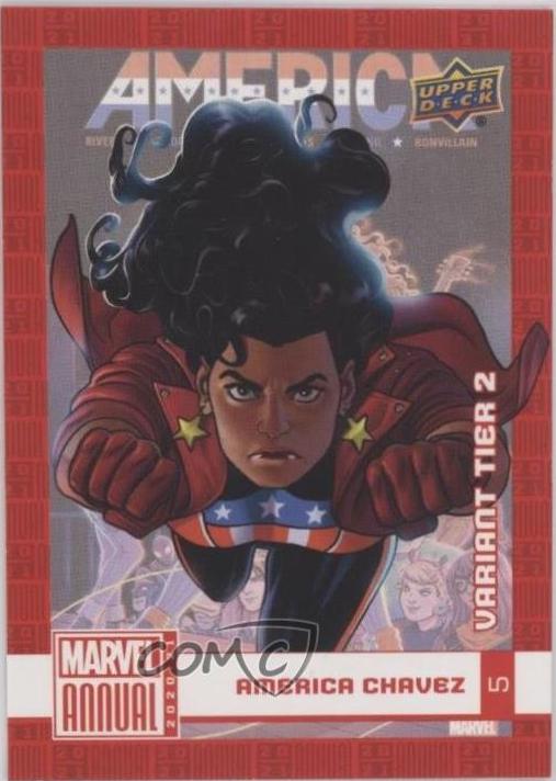 America Chavez #5 Marvel 2020 Upper Deck Annual