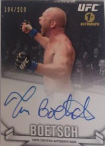 Tim Boetsch #KA-TBO Ufc Cards 2013 Topps UFC Knockout Autographs