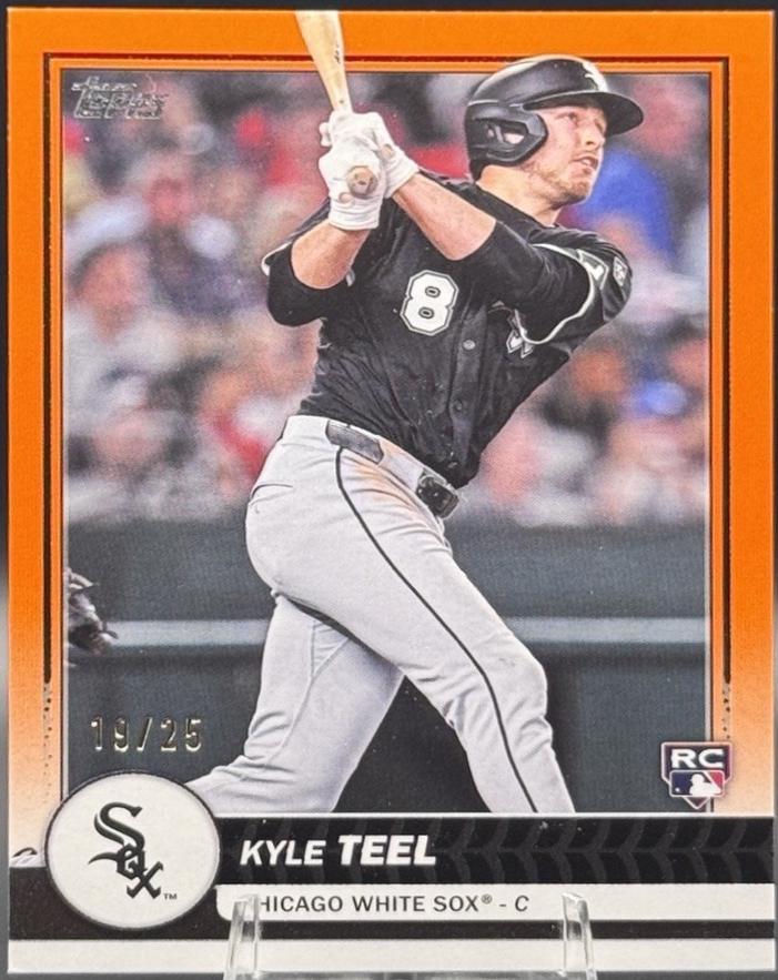 Kyle Teel [Chrome Orange] #20 Prices | 2026 Topps Flagship Collection ...