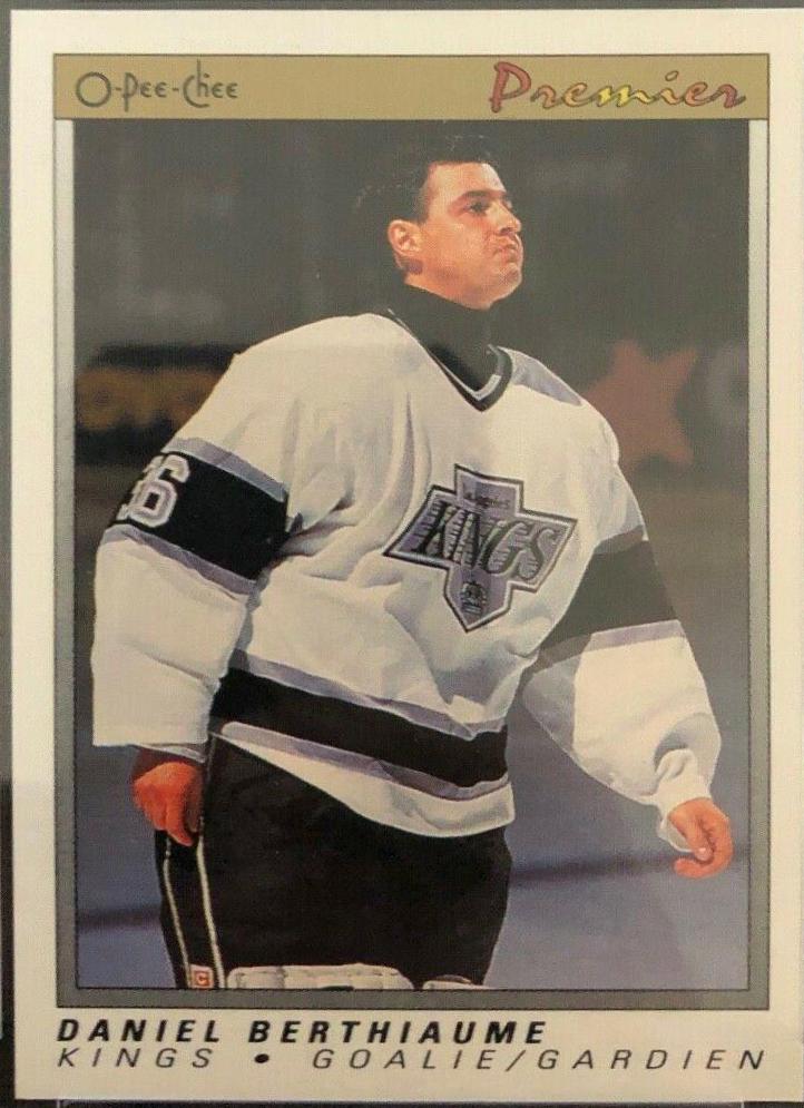 Daniel Berthiaume #5 Hockey Cards 1990 O-Pee-Chee Premier