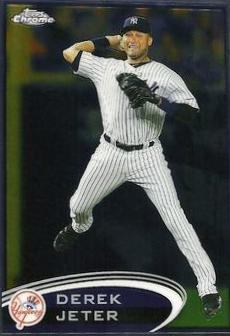 Derek Jeter #84 2012 Topps Chrome Baseball