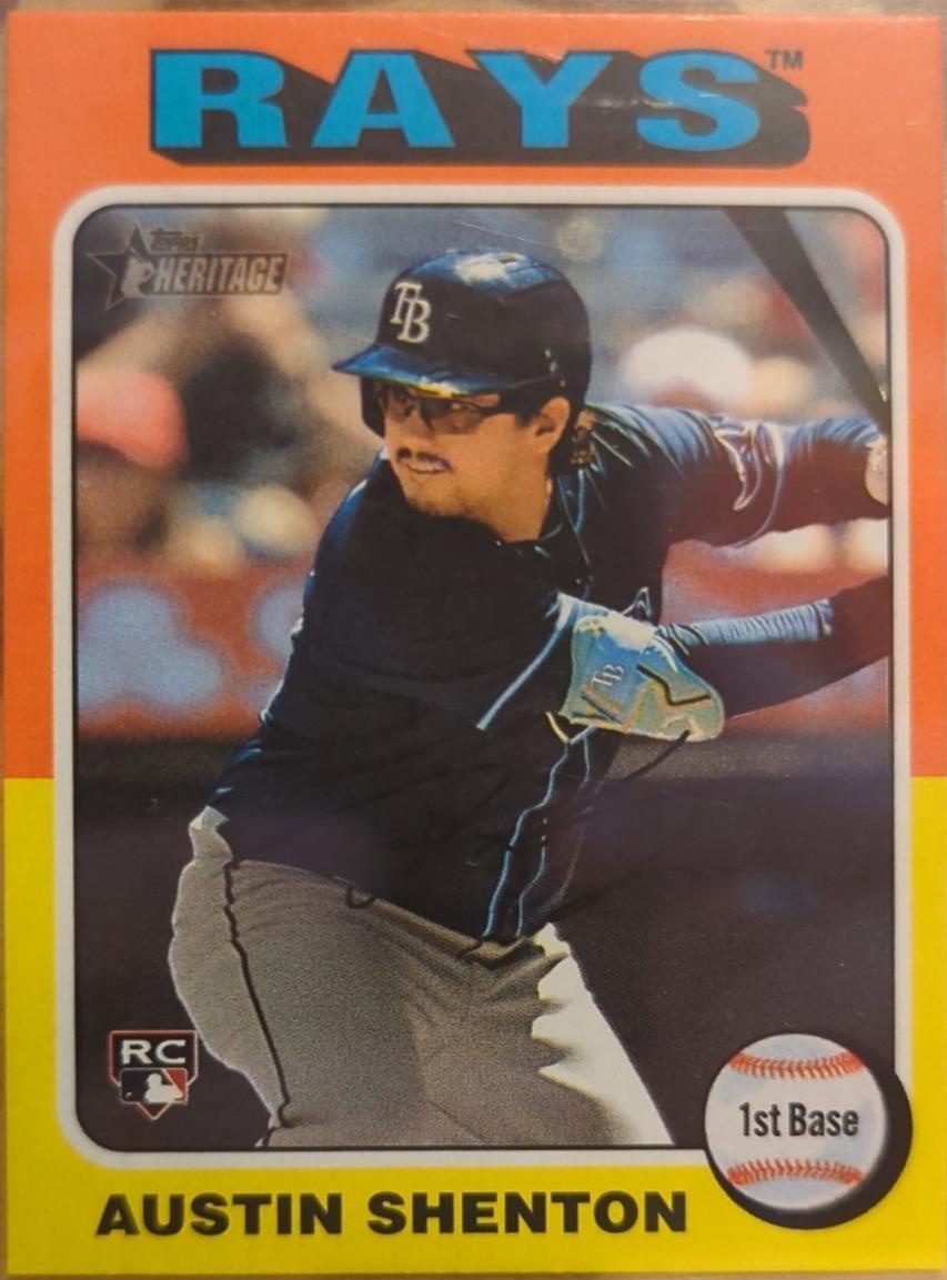 Austin Shenton #637 Baseball Cards 2024 Topps Heritage Mini
