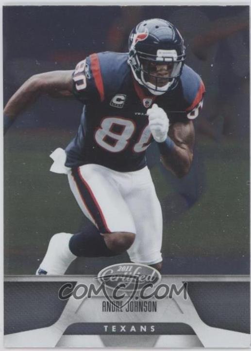 Andre Johnson #58 Football Cards 2011 Panini Certified