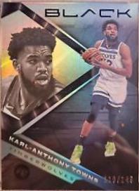 Karl Anthony Towns #48 Basketball Cards 2021 Panini Black