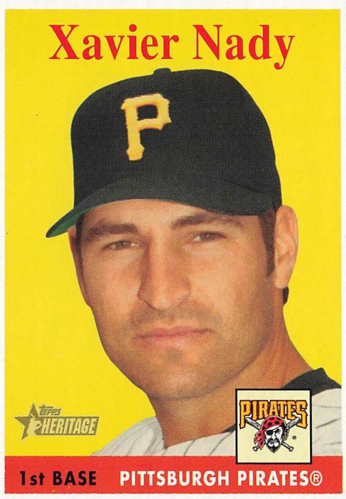 Xavier Nady #94 2007 Topps Heritage Baseball