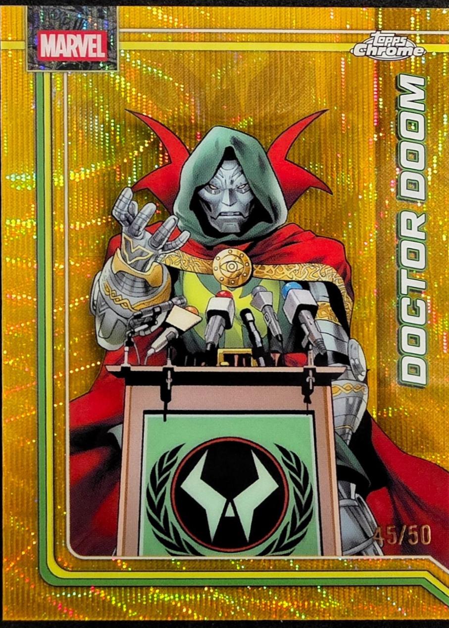 Doctor Doom [Gold Wave Refractor] #28 Prices | Marvel 2026 Topps