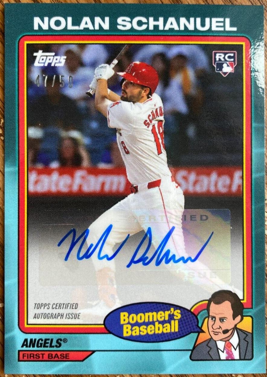 Nolan Schanuel [Teal] #87A