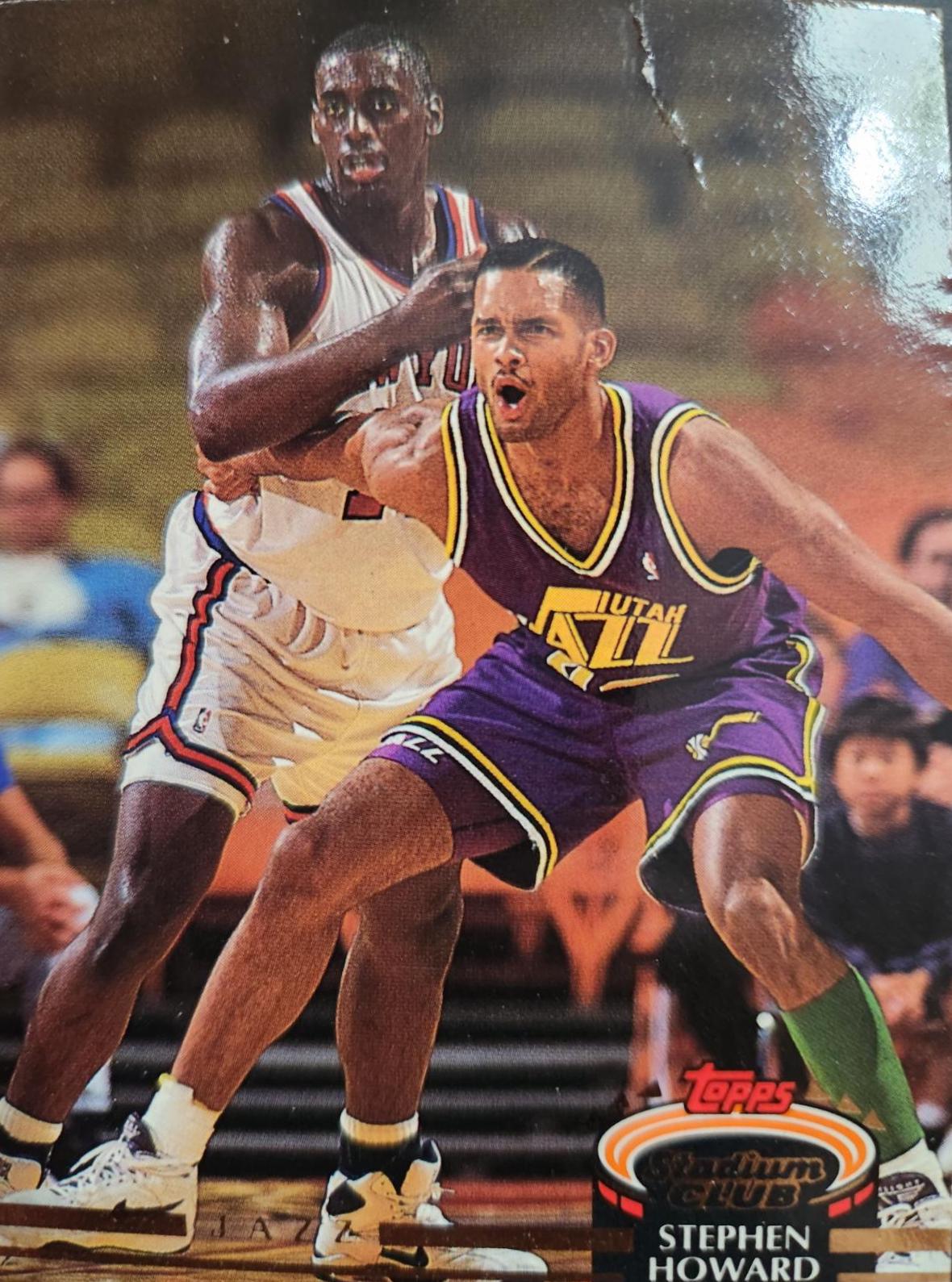Stephen Howard #388 Basketball Cards 1992 Stadium Club