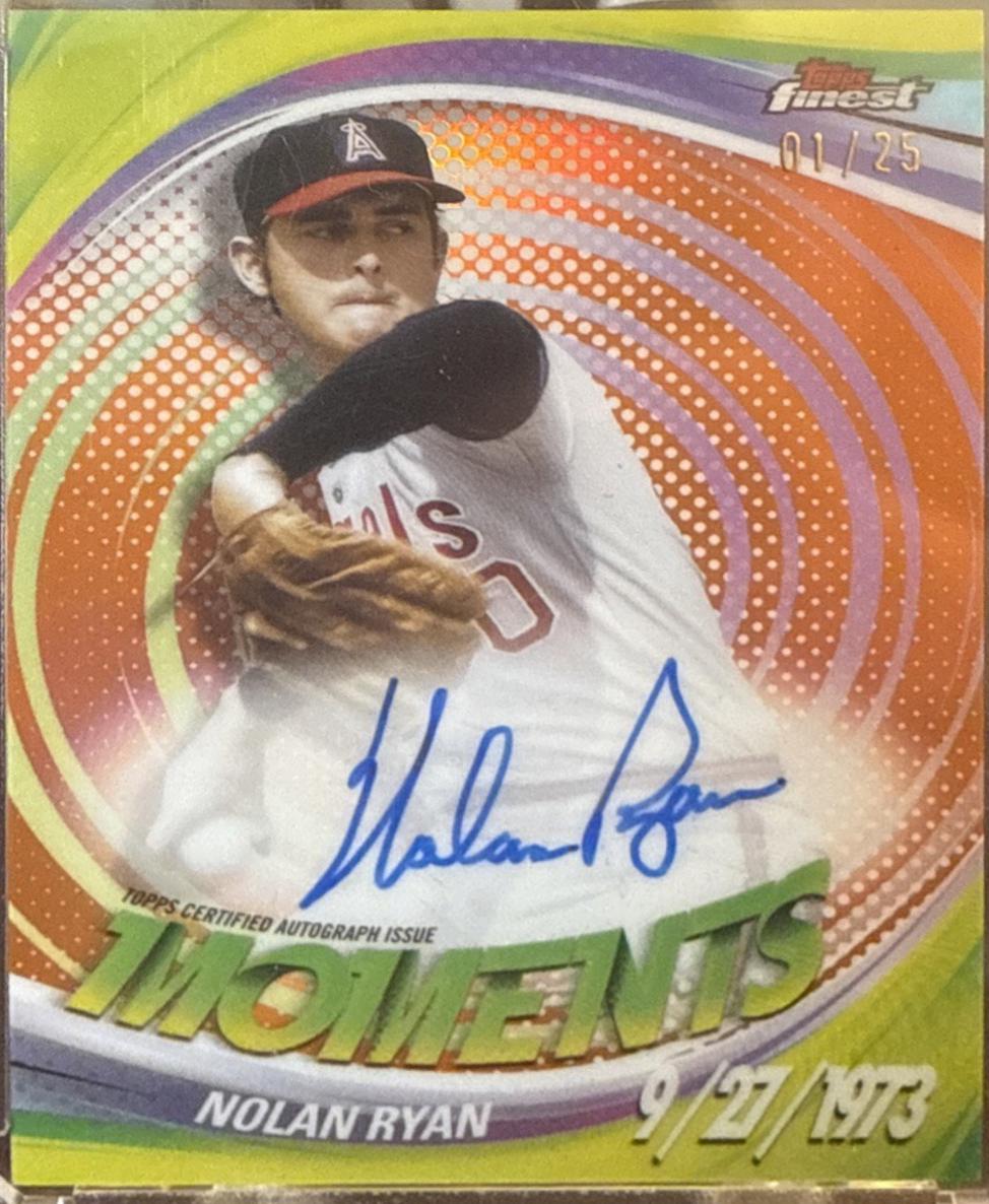 Nolan Ryan [Orange Refractor] #FMA-NR