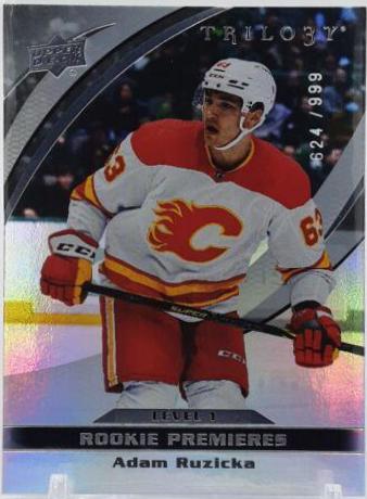 Adam Ruzicka #27 Hockey Cards 2021 Upper Deck Trilogy