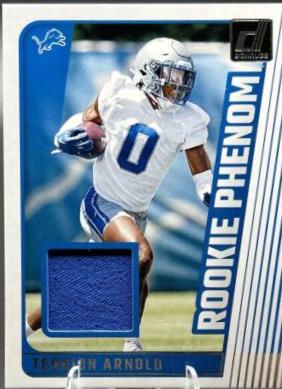 Terrion Arnold #RPJ-TAR Football Cards 2024 Panini Donruss Rookie Phenom Jerseys