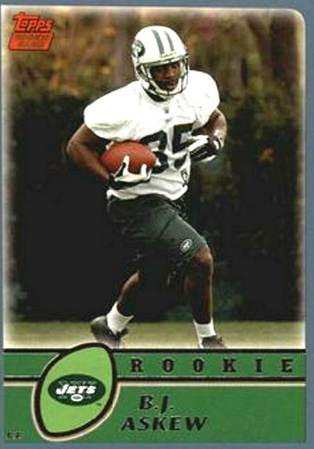 B.J. Askew #339 Football Cards 2003 Topps