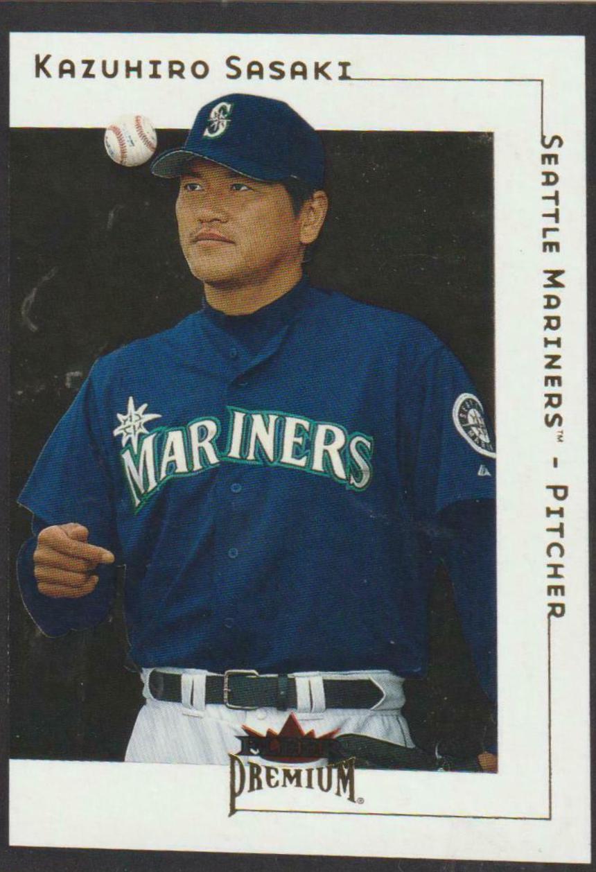 Kazuhiro Sasaki #6 Baseball Cards 2001 Fleer Premium