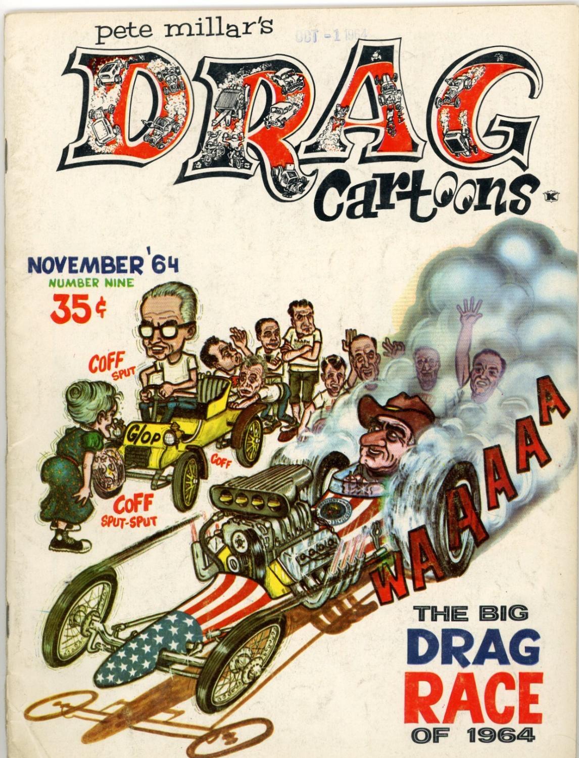 Drag Cartoons #9 (1964) Comic Books Drag Cartoons
