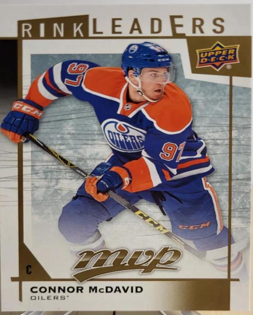 Connor McDavid #RL-3 Hockey Cards 2016 Upper Deck MVP Rinkleaders