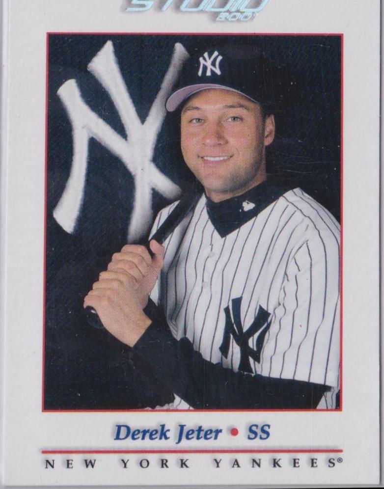 Derek Jeter #5 Baseball Cards 2001 Studio