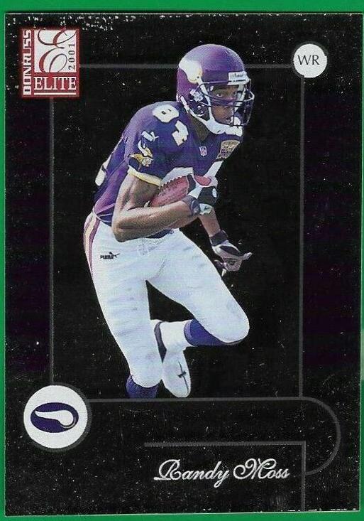 Randy Moss #53 2001 Panini Donruss Elite Football