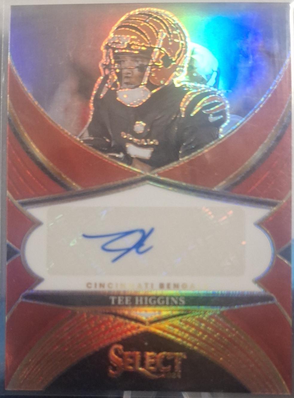 NFLカード Tee Higgins 世界1枚限定パッチカード含む3枚セット NFLカード Tee Higgins 世界1枚限定パッチカード含む3枚セット NFL