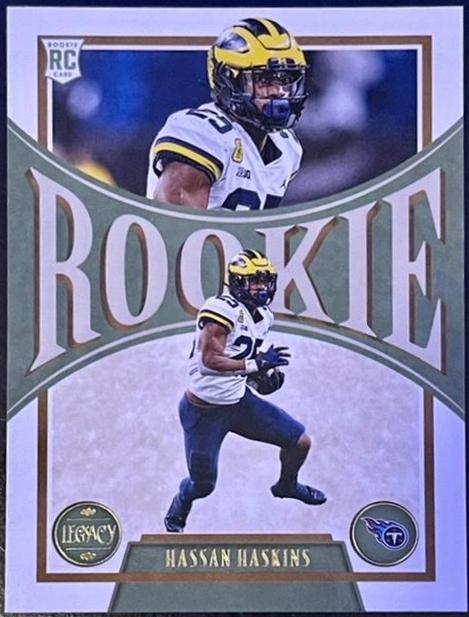 Hassan Haskins #195 Football Cards 2022 Panini Legacy