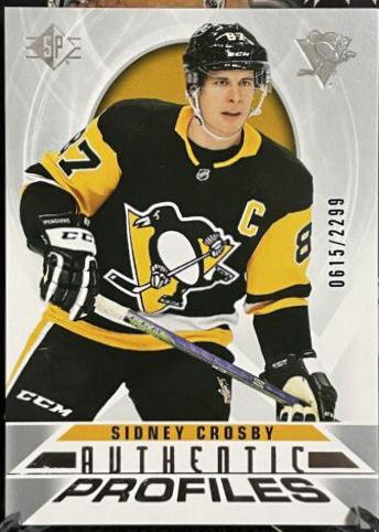 Sidney Crosby #AP-9 2020-21 SP Hockey Authentic Profiles