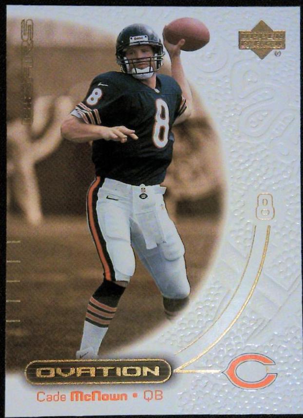 Cade McNown #9 Football Cards 2000 Upper Deck Ovation