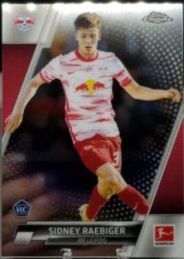 Sidney Raebiger #59 Soccer Cards 2021 Topps Chrome Bundesliga