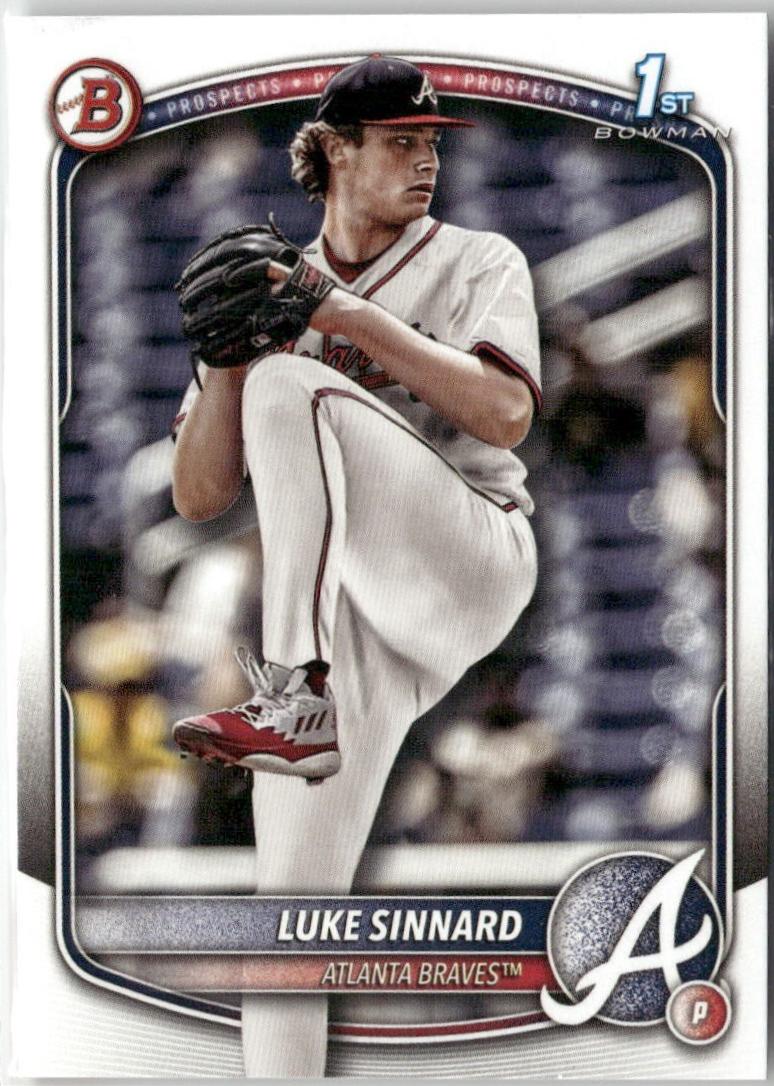 Luke Sinnard #BP-62 Baseball Cards 2025 Bowman Prospects