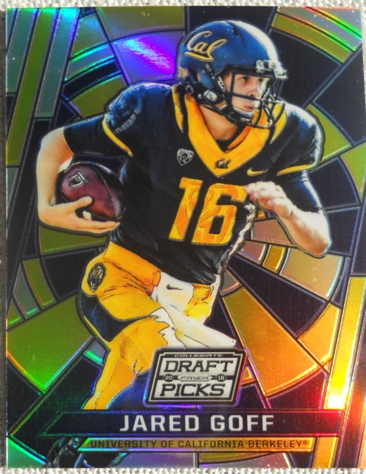 Jared Goff #99 2016 Panini Prizm Draft Picks Stained Glass Football