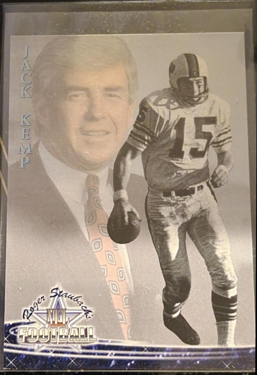 Jack Kemp #7 Football Cards 1994 Ted Williams CO Trade for Staubach