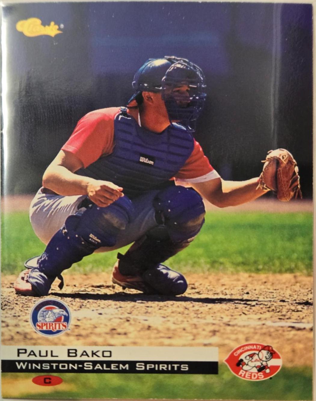 Paul Bako #192 Baseball Cards 1994 Classic