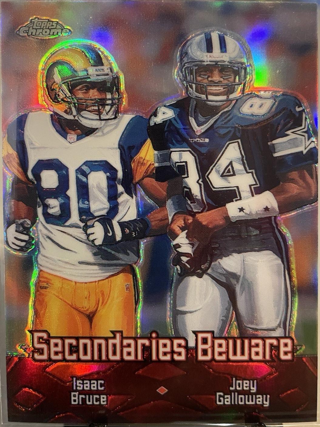 Isaac Bruce #TC5 Football Cards 2000 Topps Chrome Combos