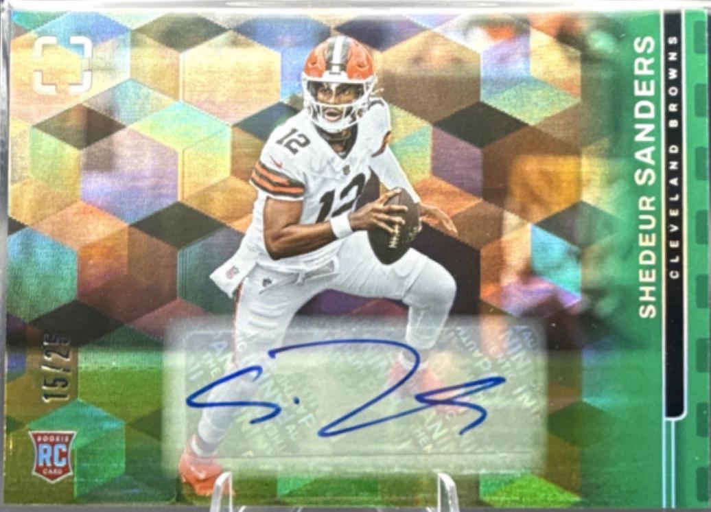 Shedeur Sanders [Green Rookie Autograph] #186