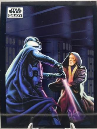 Darth Vader VS. Obi-Wan Kenobi #44 Star Wars 2022 Topps Galaxy Chrome