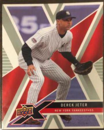 Derek Jeter #70 Baseball Cards 2008 Upper Deck X