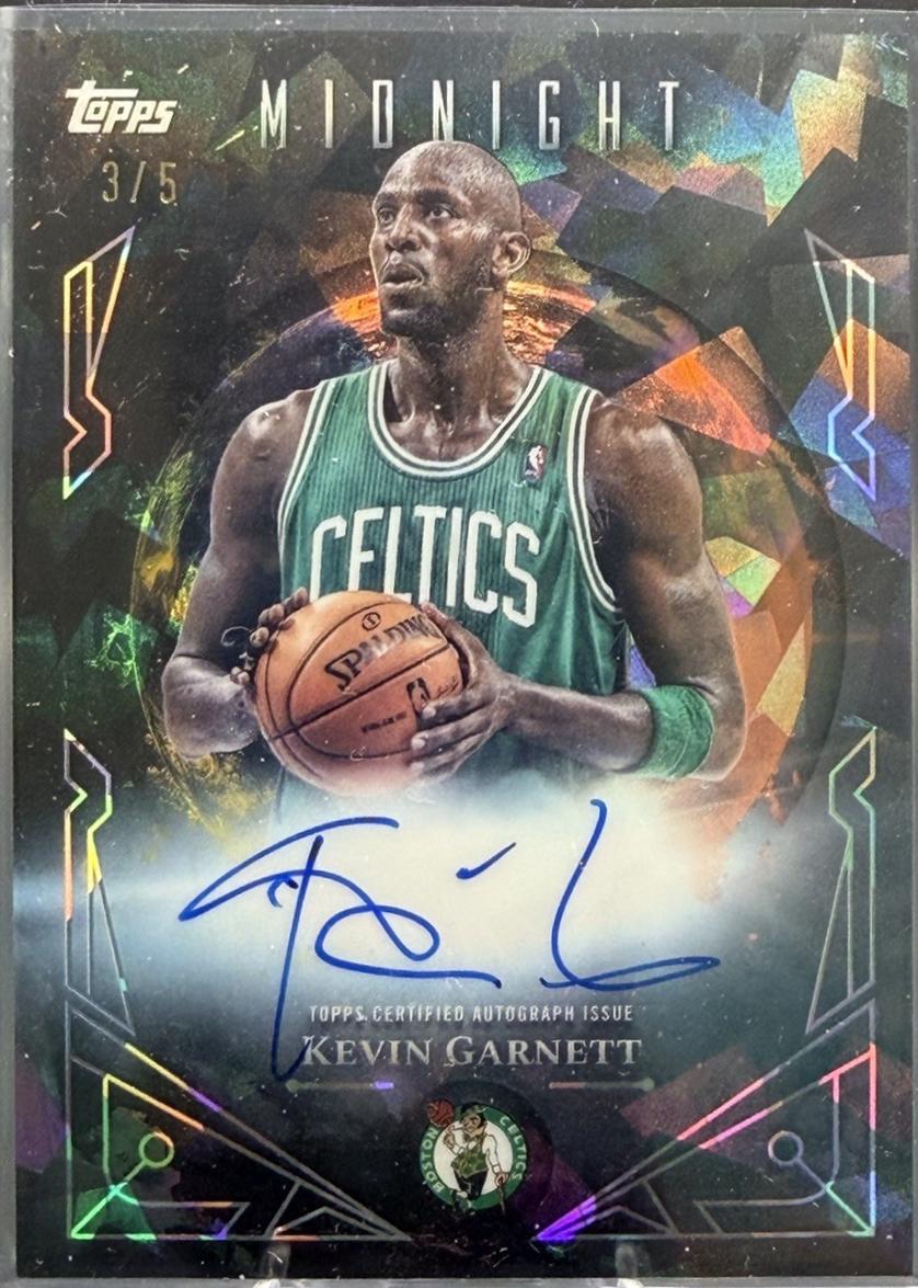 Kevin Garnett [Midnight] #MS-KG Prices | 2025 Topps Midnight Sun