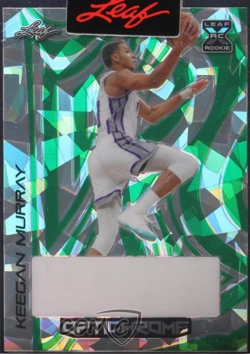 Keegan Murray #BA-KM1 2022 Leaf Optichrome Basketball