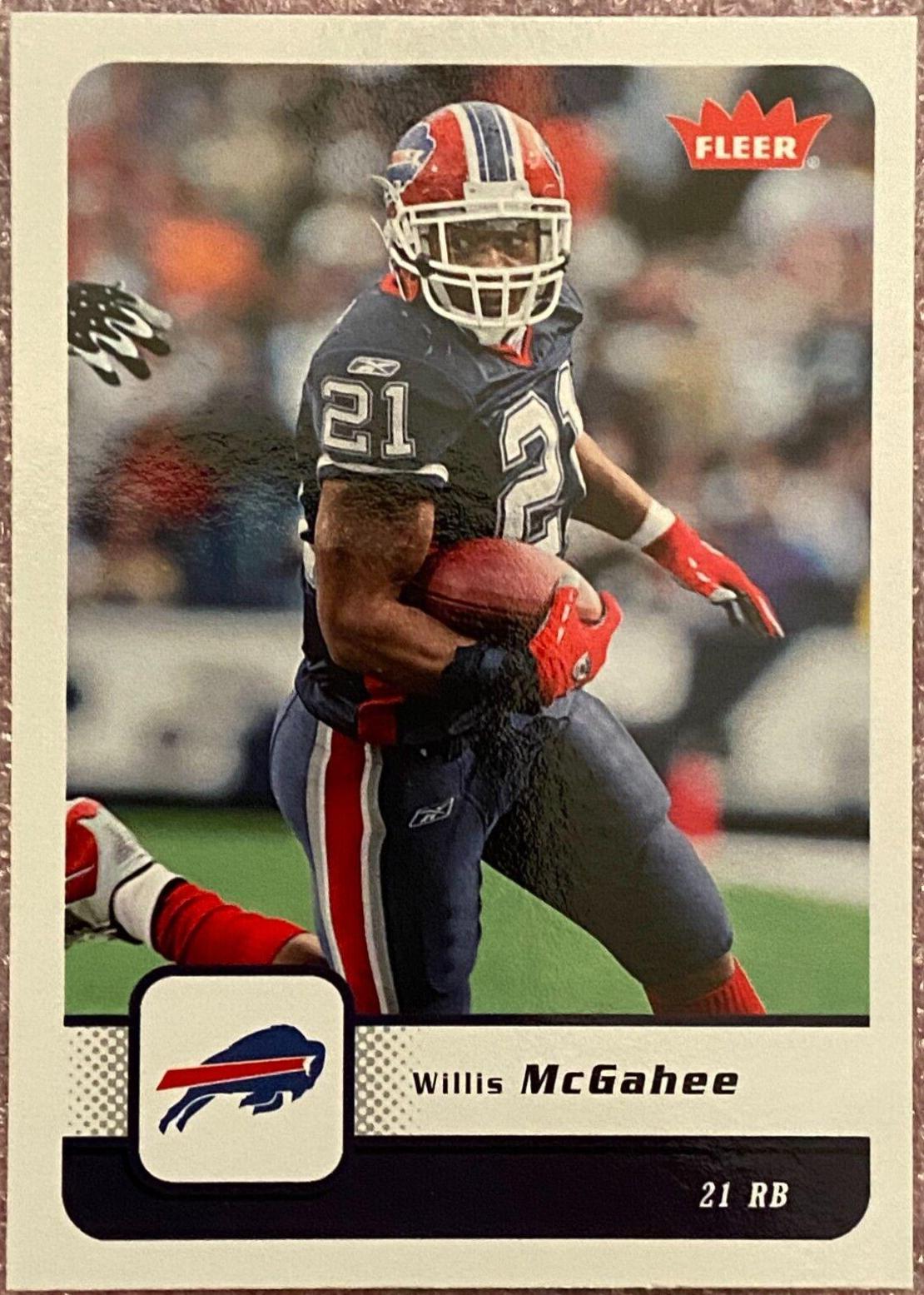 Willis McGahee #10 Football Cards 2006 Fleer