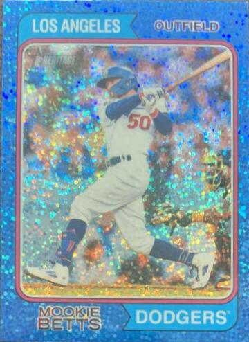 Mookie Betts [Chrome Blue Sparkle] #315