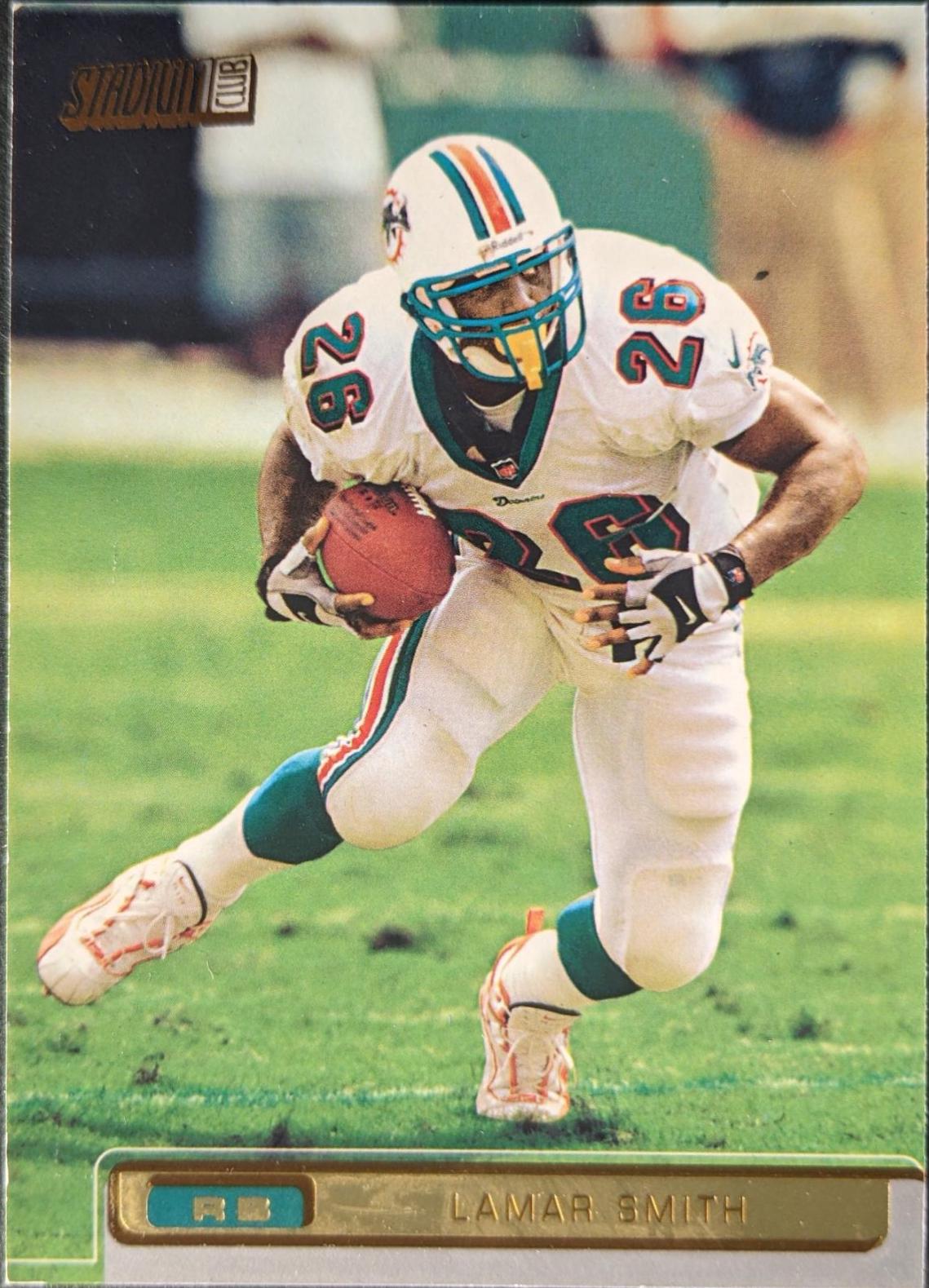 Lamar Smith #75 Football Cards 2001 Stadium Club