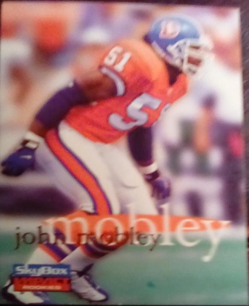John Mobley #21 Football Cards 1996 Skybox Impact Rookies