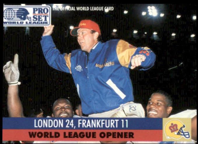 World League Opener #2 Football Cards 1991 Pro Set Wlaf