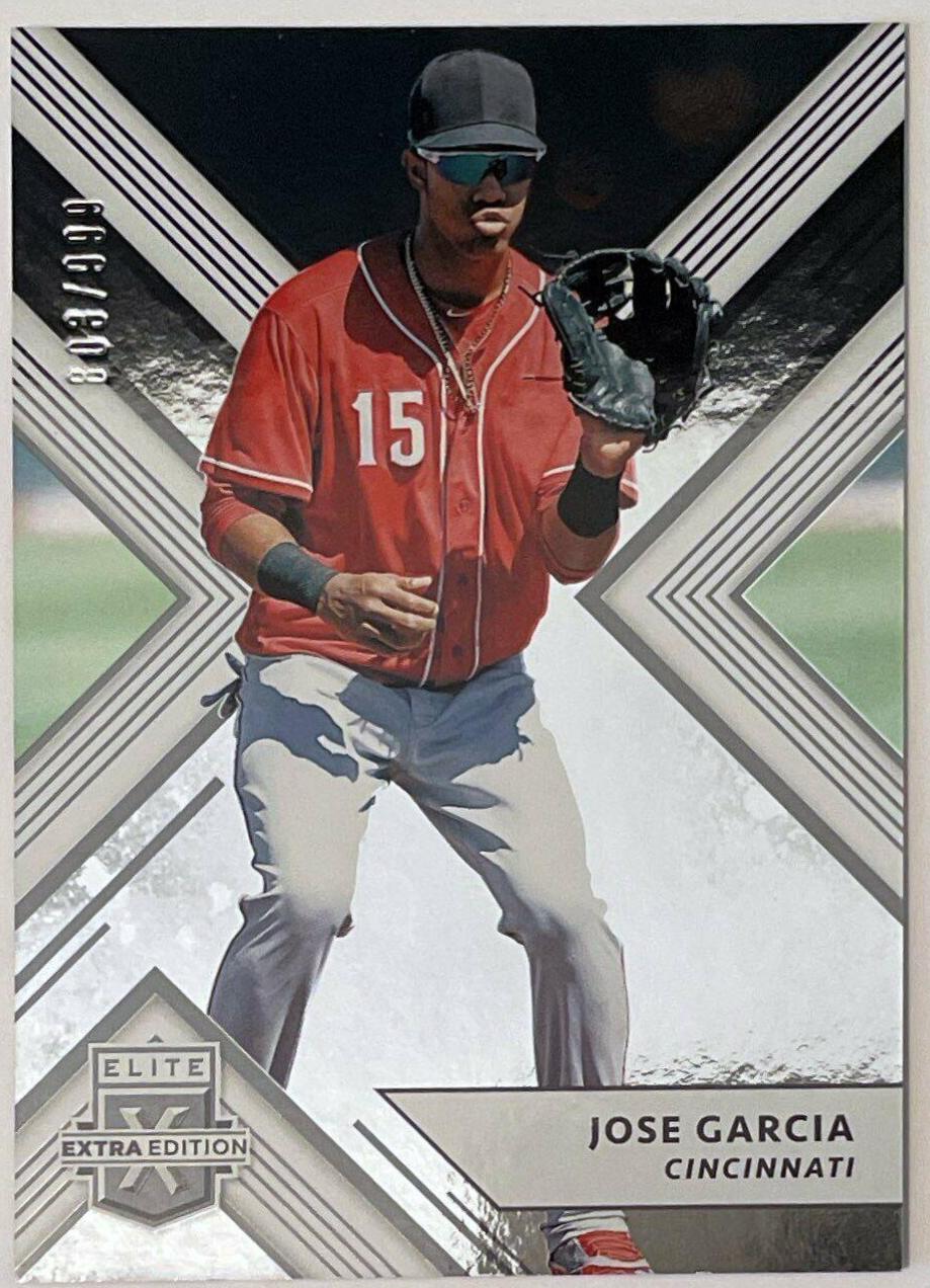 Jose Garcia #129 2018 Panini Elite Extra Edition Baseball